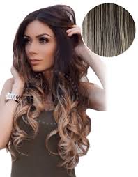 Hair not quite reaching these lengths? Balayage 160g 20 Ombre Mochachino Brown Dirty Blonde Hair Extensions Bellami Hair