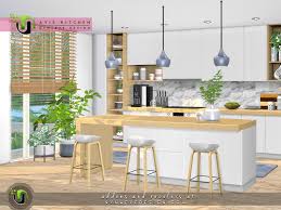 Modern white kitchen from liney sims • sims 4 downloads. Nynaevedesign S Avis Kitchen