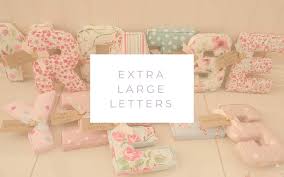 Large Fabric Wall Letters Lilymae