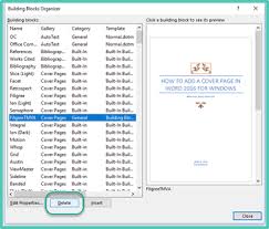 Microsoft word is known to create blank. How To Add A Cover Pagein A Word 2016 For Windows Report