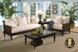 british colonial style wooden sofa set