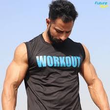 workout fitness sleeveless t shirt