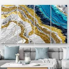 abstract contemporary marble wall art