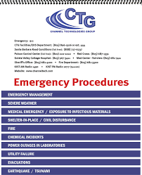 Ehsconsult Emergency Procedures Flip Charts