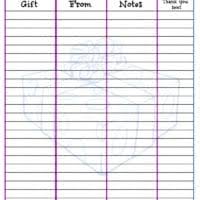 It is free to print! Gift List Archives The Typical Mom
