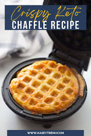 easy keto chaffle recipe crispy low