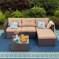 Wicker Outdoor Sofa Set Patio