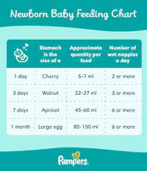 newborn baby feeding schedule and