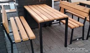 Сгъваемият градински комплект от маса bevtoft и четири стола ven е е едно. Drvena Masa I Pejki Bavarski Komplekt V Masi V Gr Sofiya Id18014440 Bazar Bg