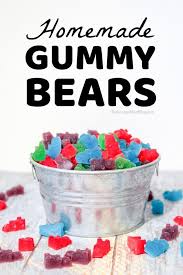 3 ing homemade gummy bears with
