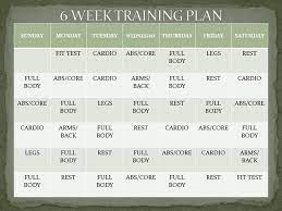 6 Week Home Workout Plan No Equipment