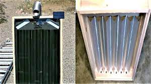 diy solar air heater the steel slat