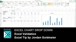 Excel Chart Drop Down Video Tutorial Sample Download
