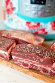 pressure cooker short ribs fresh or