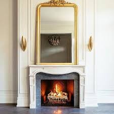 French Style Fireplace Mirror Design Ideas