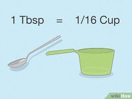 how to mere a tablespoon with or