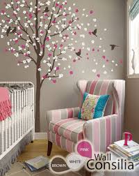 Cute Spring Inspired Nursery Wall Tree