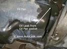 How to stop oil pan gasket leak