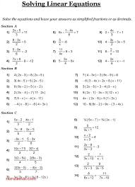 eighth grade math worksheets 8th