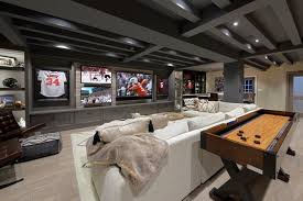 dream basements for watching the big game
