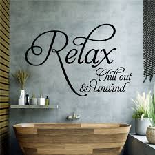 Bathroom Spa Wall Quote Wall Art