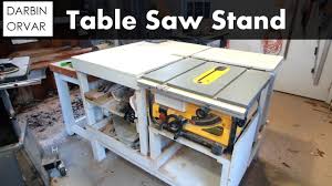how i built my table saw stand chisel