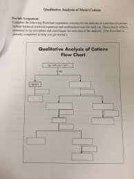 Precise Cation Analysis Flow Chart Flowchart For Six Cation