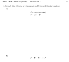 math 3360 diffeial equations