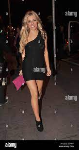 Mollie King, of girlband 'The Saturdays' where the band celebtated ending  their current tour arriving at midnight at Krystle night club. The girls  partied until 3:15am leaving the club a little worse