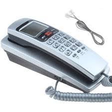 mini wall telephone dual caller id dtmf