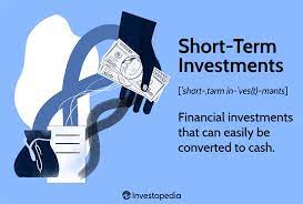short term investments definition how