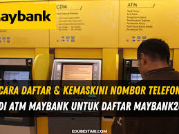 Maybank investment bank (aseambankers) in malaysia. Cara Daftar Kemaskini Nombor Telefon Di Atm Maybank Untuk Daftar Maybank2u Edu Bestari
