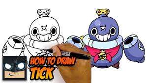 I will guide you step by step to create them. How To Draw Brawl Stars Tick Bizimtube Creative Diy Ideas Crafts And Smart Tips