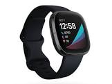 Sense Graphite Stainless Steel with Carbon Black Band Fitbit