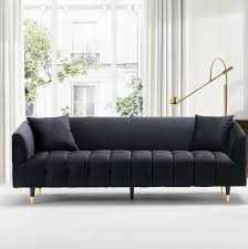 51 Black Couches That Blend Comfort And