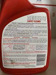 vtg resolve carpet cleaner spray