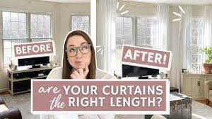 how to choose a curtain length and size