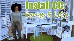 install cc room or lot in the sims 4