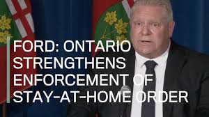On or for curbside pickup of general merchandise? Ford Ontario Strengthens Enforcement Of Stay At Home Order Youtube