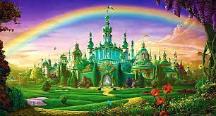 magic place magic fantasy rainbow