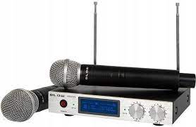 Mikrofon 2x Mikrofon Dynamiczny Bezprzewodowy PRM905 Zestaw - Ceny i opinie  - Ceneo.pl
