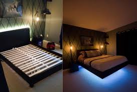 Find over 100+ of the best free bedroom images. Diy Bed Frame With Hidden Ambient Lighting Underneath
