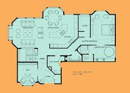 Autocad 2d Home Plans Graphic Design