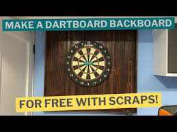 How To Make A Diy Dartboard Backboard