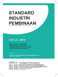 Cidb malaysia, kuala lumpur, malaysia. Cis 21 Cidb Quality Management System Concrete