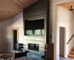 Exterior Metal Fireplace Design Inspiration
