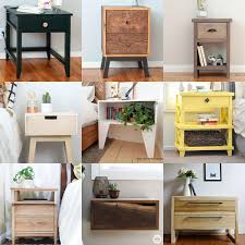 diy nightstand ideas you can build