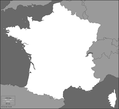 Fonds de carte de France - Carte-monde.org