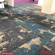 carpet tiles ash blue black golden