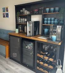 Industrial Home Bar Drinks Cabinet With